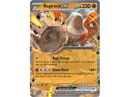 Regirock ex (Double Rare) 