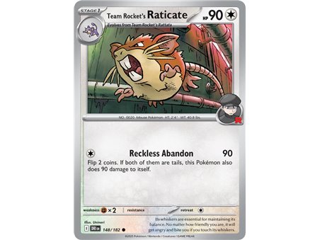 Team Rocket's Raticate (Common)
