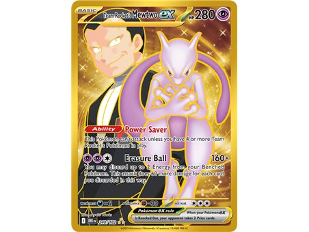 Team Rocket's Mewtwo ex (Hyper Rare) 