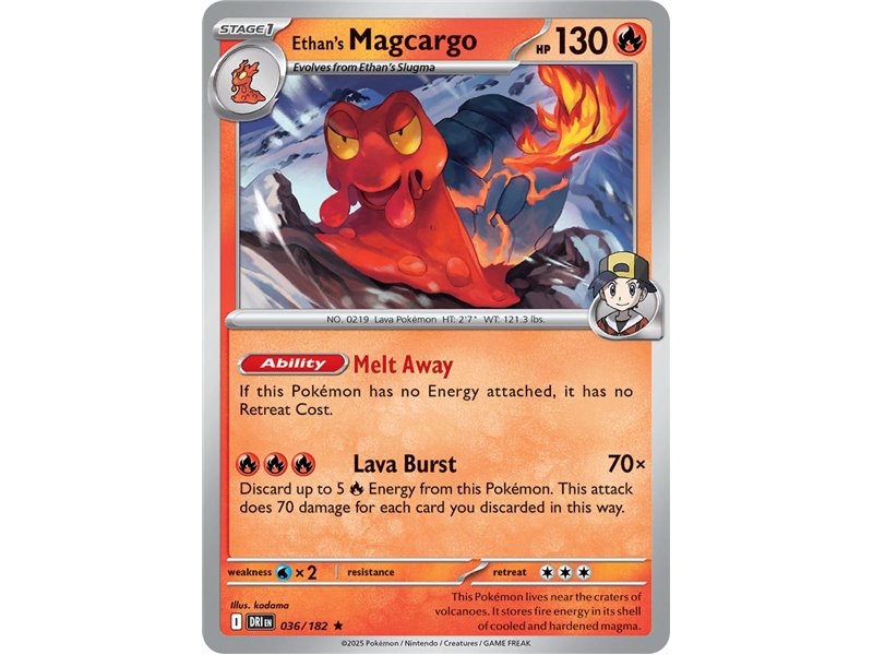 Ethan's Magcargo (Rare Holofoil)
