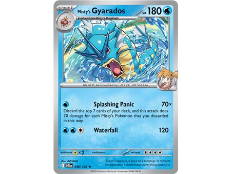 Misty's Gyarados (Rare Holofoil)