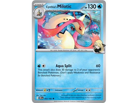Cynthia's Milotic (Uncommon)