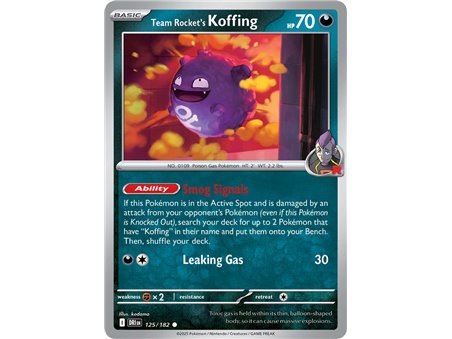 Team Rocket's Koffing (Common)