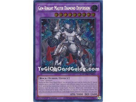 Gem-Knight Master Diamond Dispersion (Secret Rare)