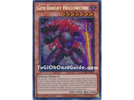 Gem-Knight Hollowcore (Secret Rare)
