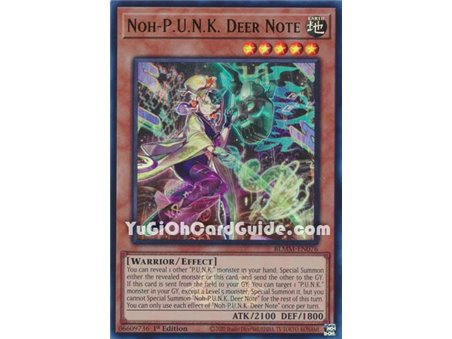 Noh-P.U.N.K. Deer Note (Ultra Rare)