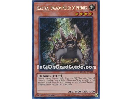 Reactan, Dragon Ruler of Pebbles (Secret Rare)