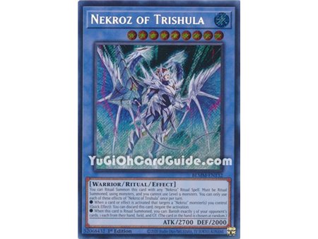 Nekroz of Trishula (Alternate Artwork) (Secret Rare)