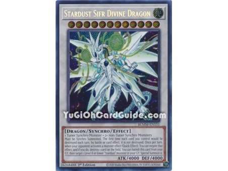 Stardust Sifr Divine Dragon (Secret Rare)
