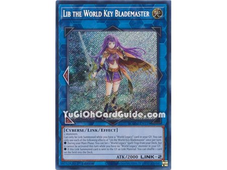 Lib the World Key Blademaster (Secret Rare)