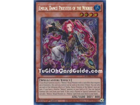Emilia, Dance Priestess of the Nekroz (Starlight Rare)