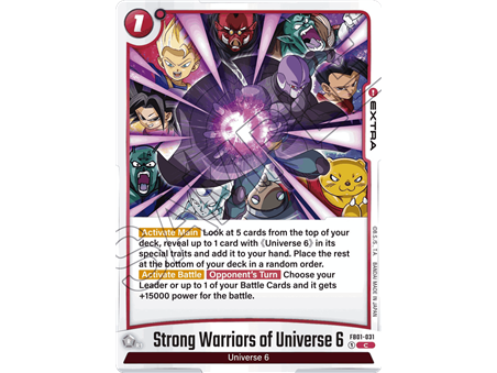 Strong Warriors of Universe 6 (Common)