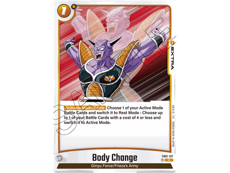 Body Change (Rare)