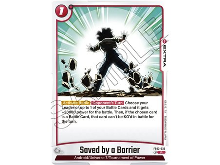 Saved by a Barrier (Rare)