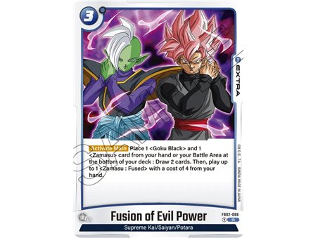 Fusion of Evil Power (Rare)