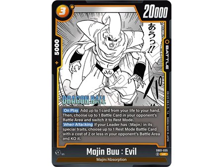 Majin Buu : Evil (Uncommon)