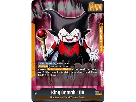King Gomah : DA (Leader)