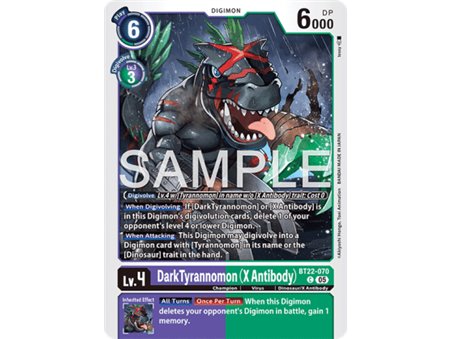 Dark Tyrannomon (X Antibody) (Common)