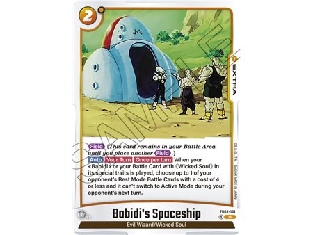 Babidi's Spaceship (Rare)