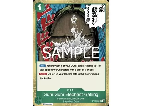 Gum-Gum Elephant Gatling (Rare)