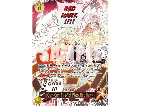Gum-Gum Fire-Fist Pistol Red Hawk (Alternate Art)