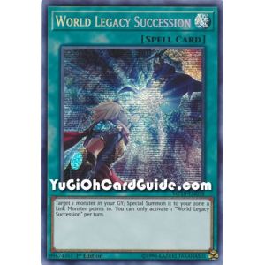 World Legacy Succession (Prismatic Secret Rare)