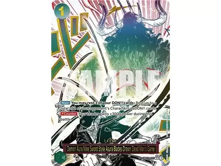 Demon Aura Nine Sword Style Asura Blades Drawn Dead Man's Game (Alternate Art)