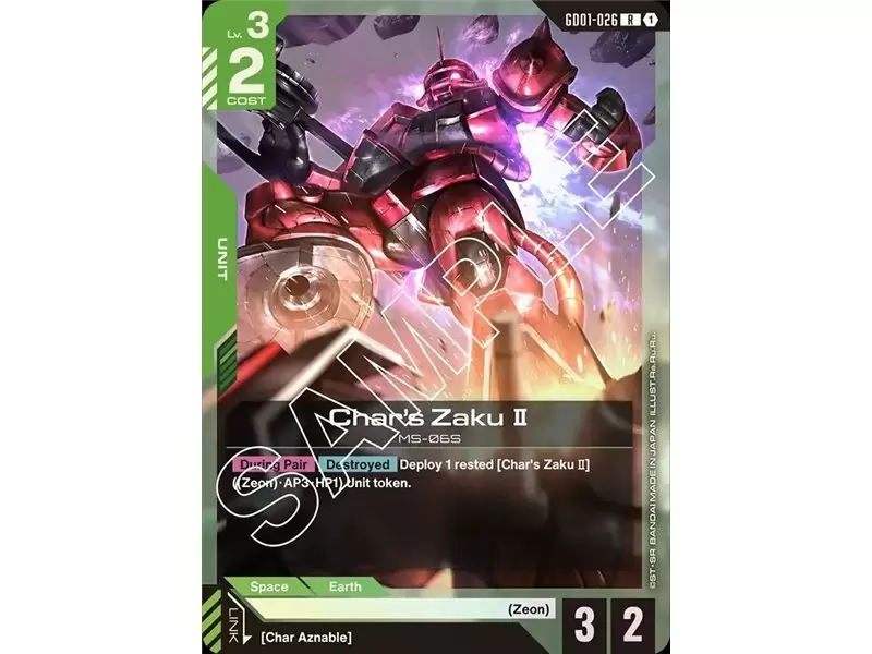 Char's Zaku II (Rare)