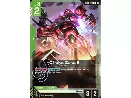 Char's Zaku II (Rare)