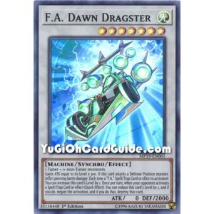 F.A. Dawn Dragster (Super Rare)