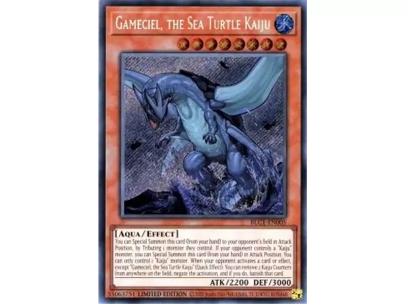 Gameciel, the Sea Turtle Kaiju (Starlight Rare) Gameciel, the Sea Turtle Kaiju (Starlight Rare)