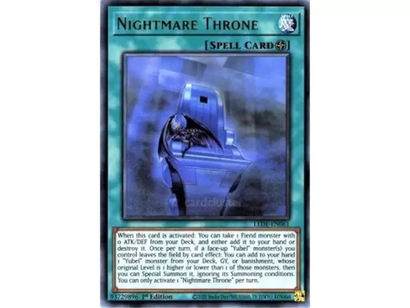 Nightmare Throne (Prismatic Secret Rare) Nightmare Throne (Prismatic Secret Rare)