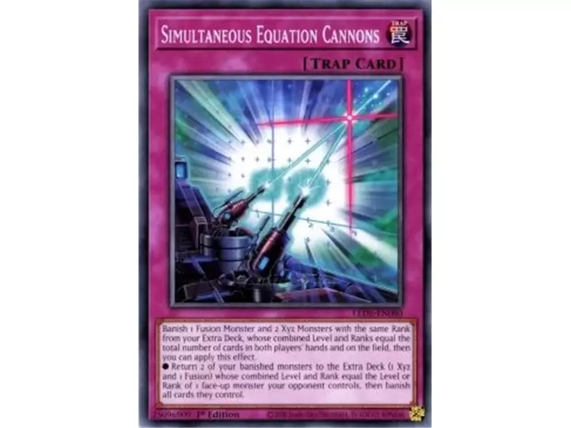 Simultaneous Equation Cannons (Prismatic Secret Rare) Simultaneous Equation Cannons (Prismatic Secret Rare)