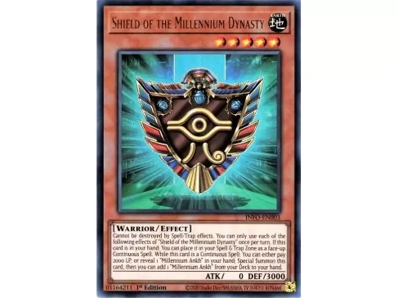 Shield of the Millennium Dynasty (Prismatic Secret Rare) Shield of the Millennium Dynasty (Prismatic Secret Rare)