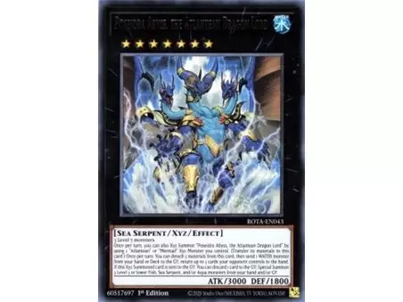 Poseidra Abyss, the Atlantean Dragon Lord (Prismatic Secret Rare)
