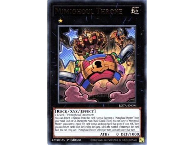 Mimighoul Throne (Prismatic Secret Rare)