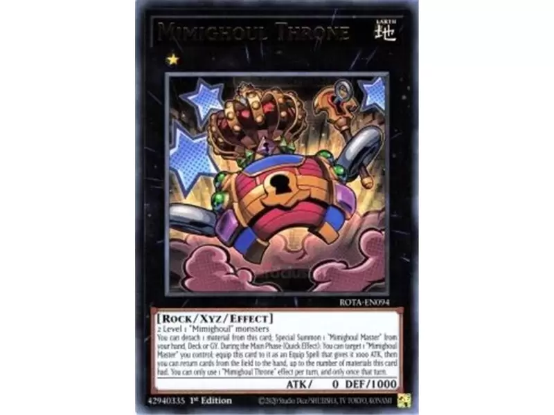 Mimighoul Throne (Prismatic Secret Rare) Mimighoul Throne (Prismatic Secret Rare)