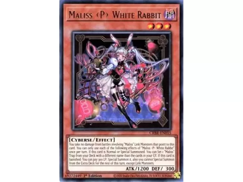 Maliss P White Rabbit (Prismatic Secret Rare) Maliss P White Rabbit (Prismatic Secret Rare)