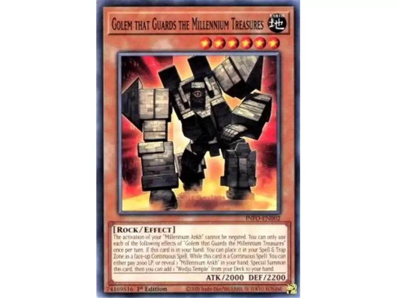 Golem that Guards the Millennium Treasures (Ultra Rare) Golem that Guards the Millennium Treasures (Ultra Rare)