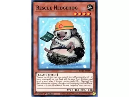 Rescue Hedgehog (Ultra Rare)