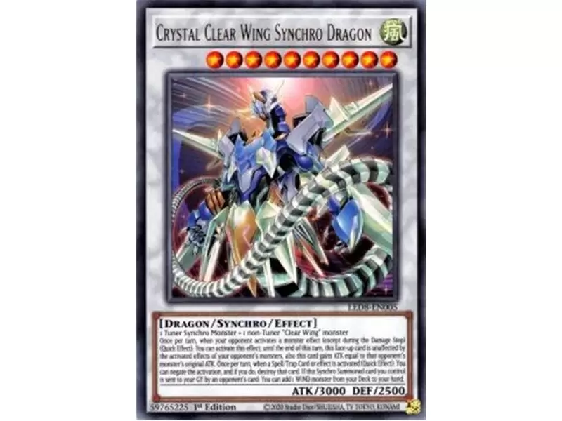 Crystal Clear Wing Synchro Dragon (Ultra Rare)