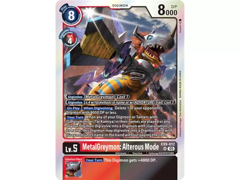 MetalGreymon: Alterous Mode (Super Rare) MetalGreymon: Alterous Mode (Super Rare)