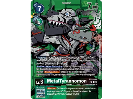 MetalTyrannomon (Alternate Art)