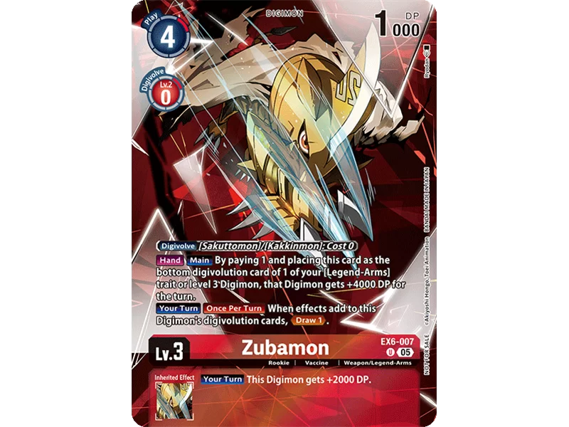 Zubamon (Versus Monster Legend Pack 2025) Zubamon (Versus Monster Legend Pack 2025)