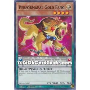 Performapal Gold Fang (Common)