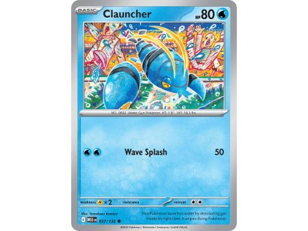 shiny clauncher pokemon card Clauncher