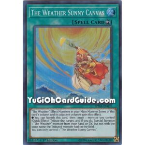 The Weather Sunny Canvas (Super Rare)