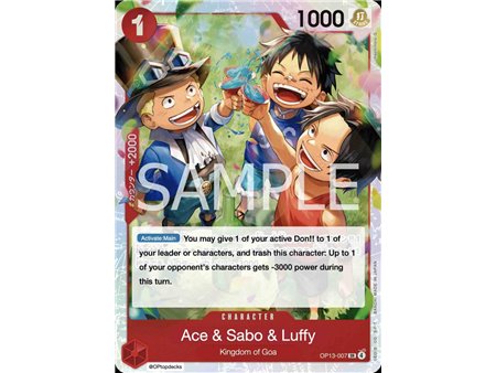 Ace & Sabo & Luffy (Super Rare)