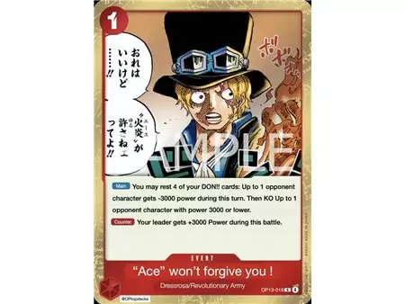 But Ace Here Said You Deserved It!! (Rare)