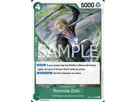 Roronoa Zoro (Rare)